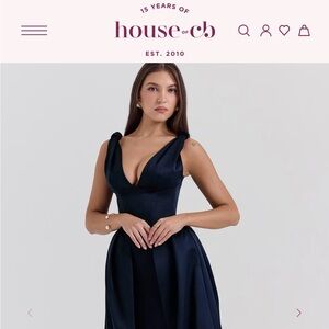 House of CB Midnight Blue Gown